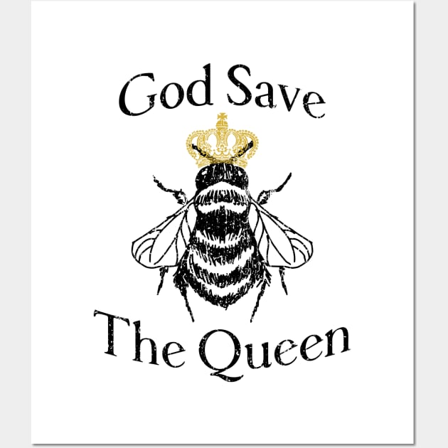 God Save the Queen Wall Art by FontfulDesigns